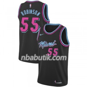 NBA Mænd Trøje Miami Heat Duncan Robinson 55 2018-19 Nike City Edition Sort Swingman